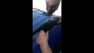 Mercedes Metris top roof rack rails installation video , how to install Omac Usa roof rack bars?