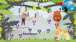 Учимся считать до 20 на английском мультфильм/Learn to count to 20 in English develops cartoon