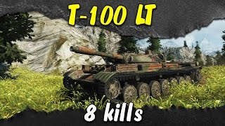 World of Tanks - T-100 LT, Fast and furious | 6k damage, 8 kills