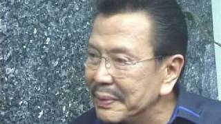 Former president Joseph Estrada talks about "Pera at Pulitika"