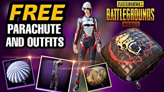 How to get Parachute in pubg mobile / How to get outfits in pubg mobile