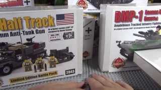 Вся моя коллекция военных наборов от Brickmania!  My brickmania collection!