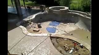 Swimming Pool Construction -Time Lapse