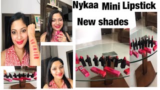 Nykaa So Matte Mini Lipsticks Swatches and Review |new shades