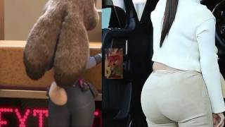 Judy Hopps vs Kim K Ass Comparison