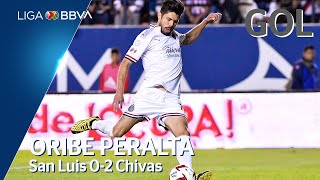 Gol de O. Peralta | San Luis 0 - 2 Chivas | Liga BBVA MX - Jornada 4 - CL 2020