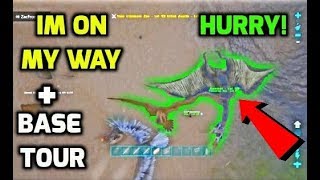 Ark: THE ENEMY TRIBE  AMBUSHED OUR QUETZAL + UPGRADED BASE TOUR - Official Small Tribe PvP