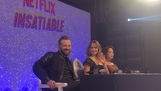 Debby Ryan and Dallas Roberts with Gloria Diaz in Manila 2019