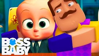 Minecraft - BOSS BABY ADOPTED BY HELLO NEIGHBOUR!