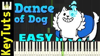 Dance of Dog from Undertale - Easy Mode [Piano Tutorial] (Synthesia)