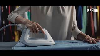 BRAUN CARESTYLE 7 - Centrale vapeur - Semelle 3D arrondie - Vidéo produit Vandenborre.be