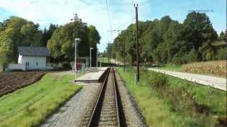 Traunseebahn - Führerstandsmitfahrt - Vorchdorf nach Gmunden Seebahnhof