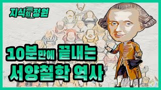 한방에 요약 정리하는 서양철학의 역사 ? 소크라테스부터 칸트, 니체 너머까지