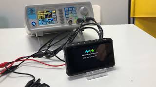 DS213 Digital Storage Oscilloscope Waveform Operation & Storage & Trigger Mode Demonstration