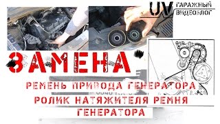 Замена ремня генератора и ролика натяжителя