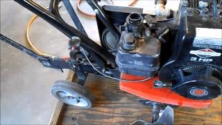Converting  a Briggs Rototiller to Electronic Ignition