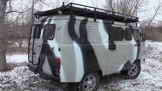Буханка УАЗ-452 / УАЗ-374 Шатер на уаз  примерка