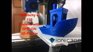 Benchmarking print - 3D Benchy by Ionic3DP Epsilon 3D Printer