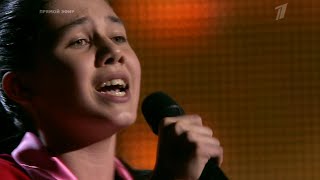 Сабина Мустаева "Somebody to love" - Отборочный тур - Голос Дети - Сезон 2