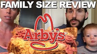 Family Size Review: Arby's Miami Cuban, Texas Brisket, & Double Ruben Sandwiches