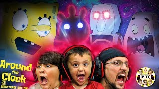 SPONGEBOB SCAREPANTS! (FGTeeV plays Around the Clock @ BB #1) + SKIT