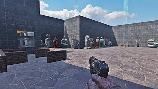 ONE BARRIER ZOMBIES MAP (memes included)