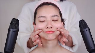 ASMR 찰진 얼굴 마사지(어깨, 두피 마사지) [NO TALKING MASSAGE] 꿀꿀선아,suna asmr,音フェチ