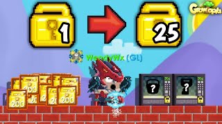 HOW TO PROFIT 25 WLS  NO FARMING 100% WORK | Growtopia