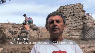 Travaux au château de Termes, épisode 2 : Fouilles archéologiques 2009.