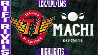 SKT vs M17 Highlights | Rift Rivals 2018 LCK/LPL/LMS Groups Day 1 | SK Telecom T1 vs Machi Esports