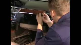 Как снять щиток приборов на Mercedes-Benz W212 E-Class