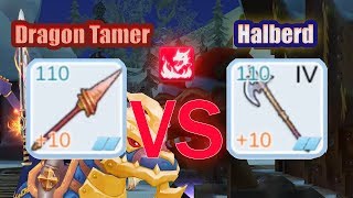 LANCE OF DRAGON TAMER VS HALBERD - DRAGON BREATH RUNE KNIGHT