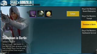 Free Parachute Trail , Coupon Scrap and 666Bp | Berlin Showdown Event in Pubg Mobile