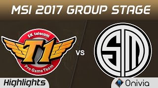 SKT vs TSM Highlights MSI 2017 Group Stage SK Telecom T1 vs Team Solo Mid by Onivia