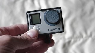 Custom Printed 3D Model: GoPro Hero 4 Black Frame Case and Lens Cap