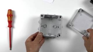 Cajas de conexión - Aprende a hacer conexiones eléctricas