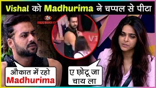 Vishal Aditya Singh Gets HIT By CHAPPAL By Madhurima Tuli | Bigg Boss 13
