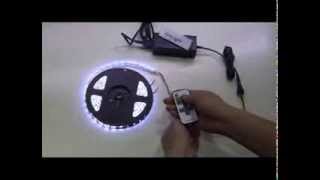 Mini Single color LED Strip Kit with 8 Keys Dimmer Controller 5050 3528 Multi-Mode Strip light Kits