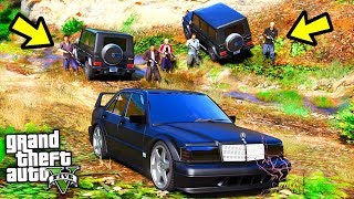 РЕАЛЬНЫЕ ПАЦАНЫ В GTA 5 - СТРЕЛА НА БАНДИТСКОМ МЕРСЕДЕСЕ! СТЕНКА НА СТЕНКУ! ⚡ ГАРВИН