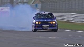 1100HP BMW E30 M3 w/ 2JZ Toyota Supra Engine! - Crazy Drifts!