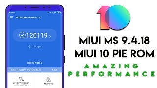 MIUI MS 9.4.18 PIE ROM Better Than MIUI 10 ROM | Redmi Note 5 Pro | हिन्दी