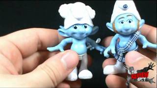Toy Spot - Jakks Pacific Toys R Us Exclusive Smurfs Grab Ems 4 pack Set 2