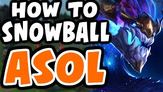 How to Snowball as Aurelion Sol | Challenger Aurelion Sol - League of Legends