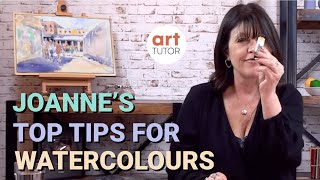 Top Tips & Tricks for Better Watercolour Paintings by Joanne Boon Thomas