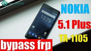 NOKIA 5.1/ 5.1 Plus (TA-1105) | How To Hard Reset & Bypass FRP Google Account