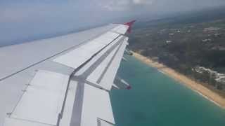 Dragon Airlines A321 KA 213 departure from Phuket HKT to Hong Kong HKG