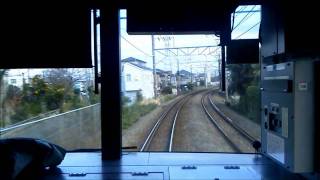 ３JR南武線 前面展望 快速 川崎行 3JR Nambu line cab view rapid for Kawasaki