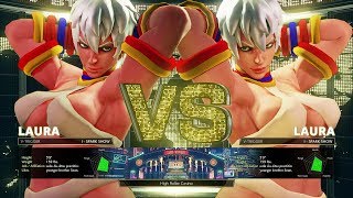 STREET FIGHTER V - MODS -  LAURA AS ELENA FROM ULTRA STREET FIGHTER IV (PC ONLY)
