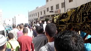 جنازة الطفل الزهري صلاح الدين الذي وجد ميتا في بئر مسنانة طنجة 11-05-2014