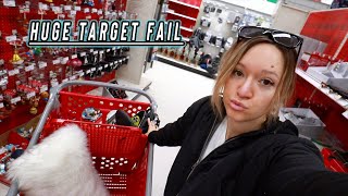 target shopping fail! vlogmas day 9